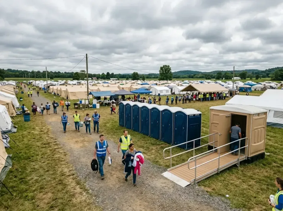 disaster-relief-camp-restrooms-010 — frequently asked questions, Dumpster & Portable Bathrooms Rental in Rockwell, AR